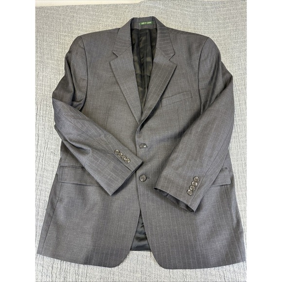 Ralph Lauren Other - Mens Ralph Lauren Blazer Sport Coat Sport Jacket Wool 44R Black Striped